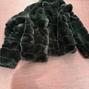 BlankNYC Black Faux Fur Jacket